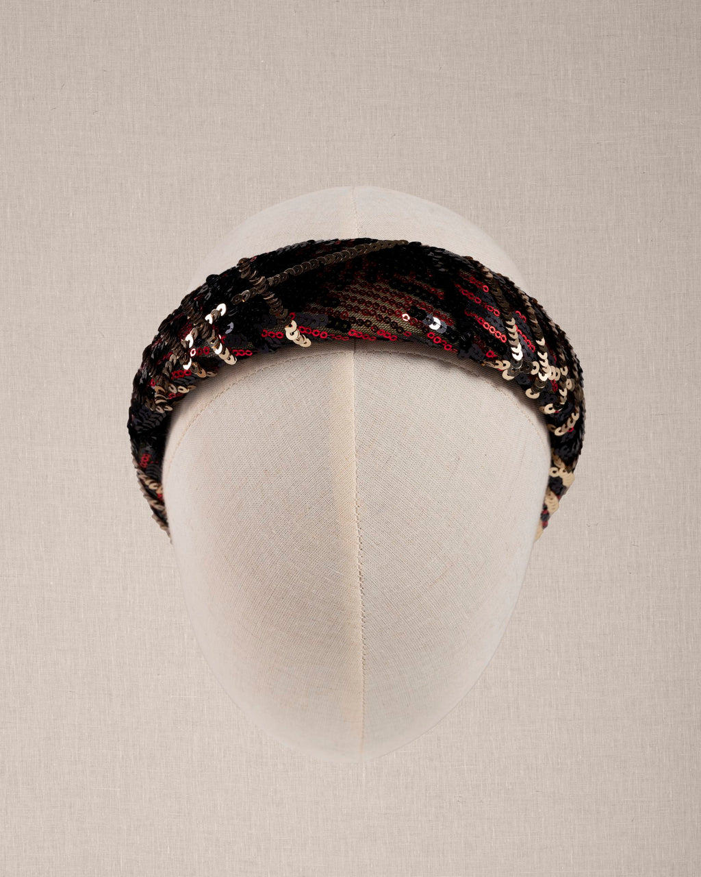 Cerchietto “Tartan Éclat” con paillettes