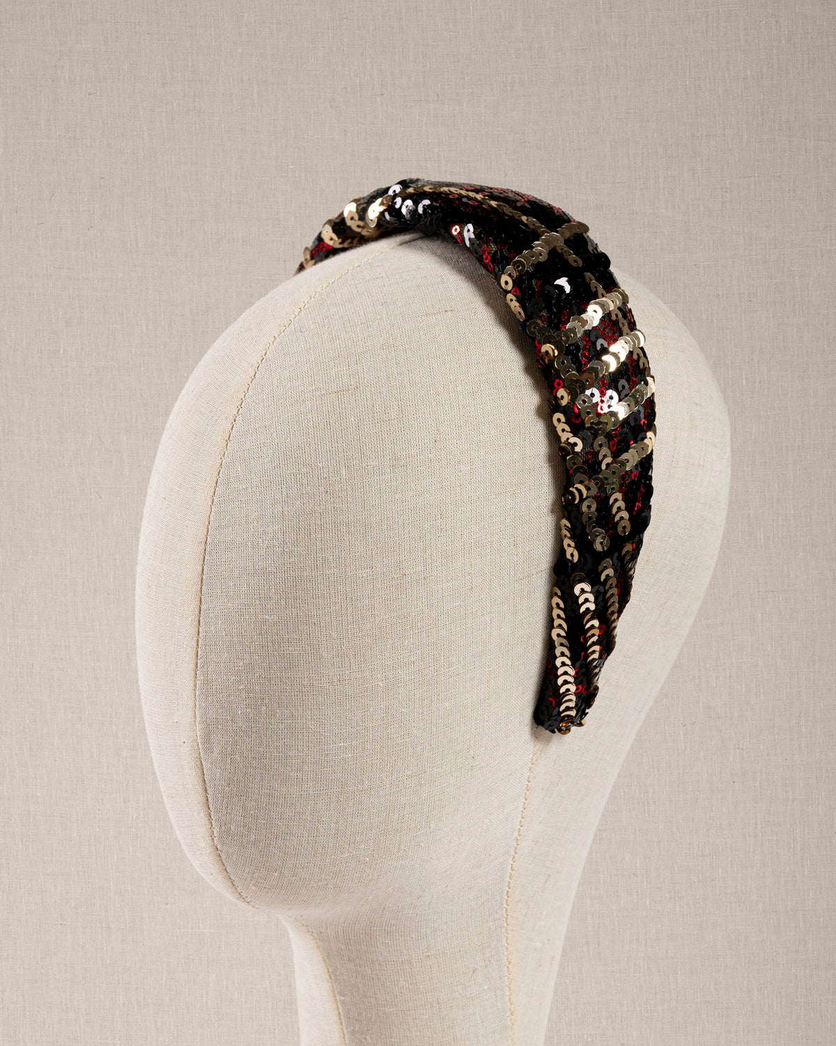 Cerchietto “Tartan Éclat” con paillettes