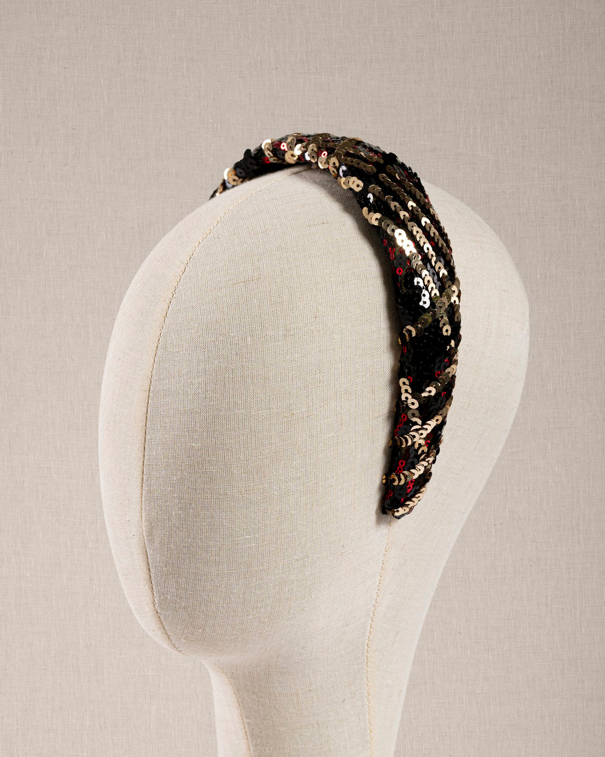 Cerchietto “Tartan Éclat” con paillettes