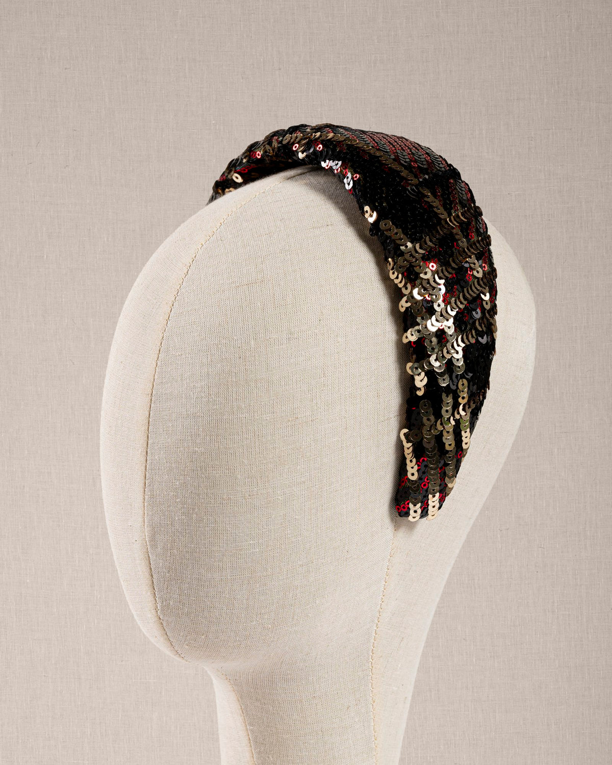 Cerchietto “Tartan Éclat” con paillettes