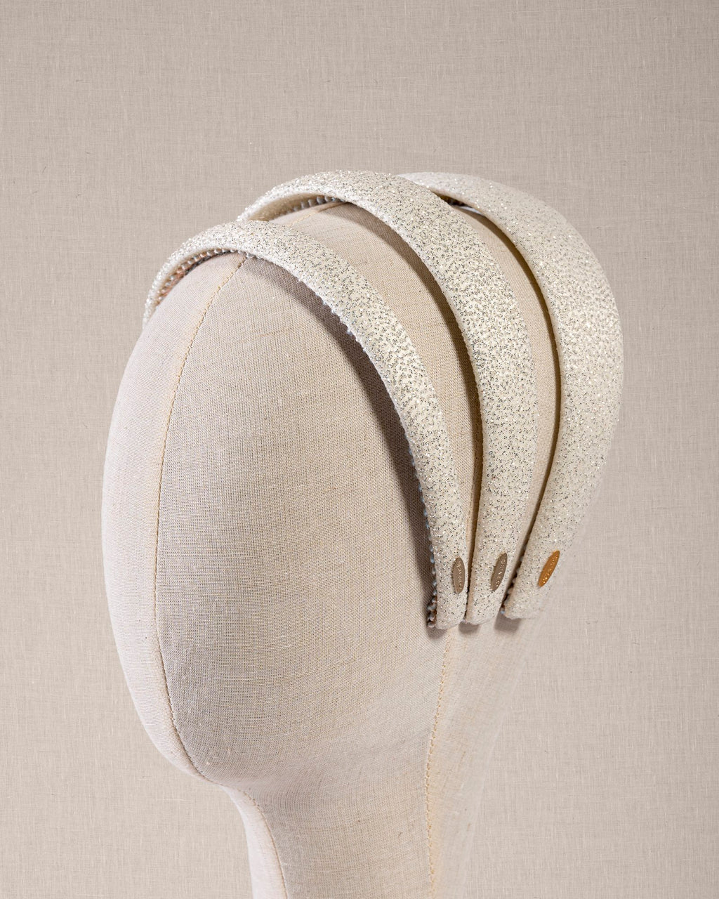 Cerchietto Lurex Bianco
