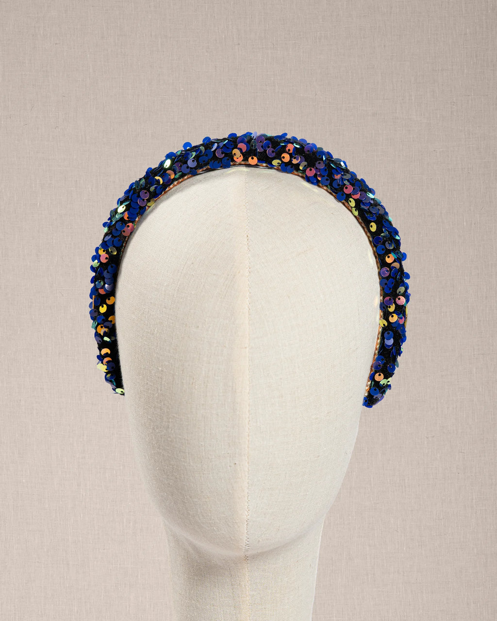 Cerchietto “Bijou De Nuit” con Paillettes Iridescenti