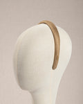 Cerchietto Alcantara beige