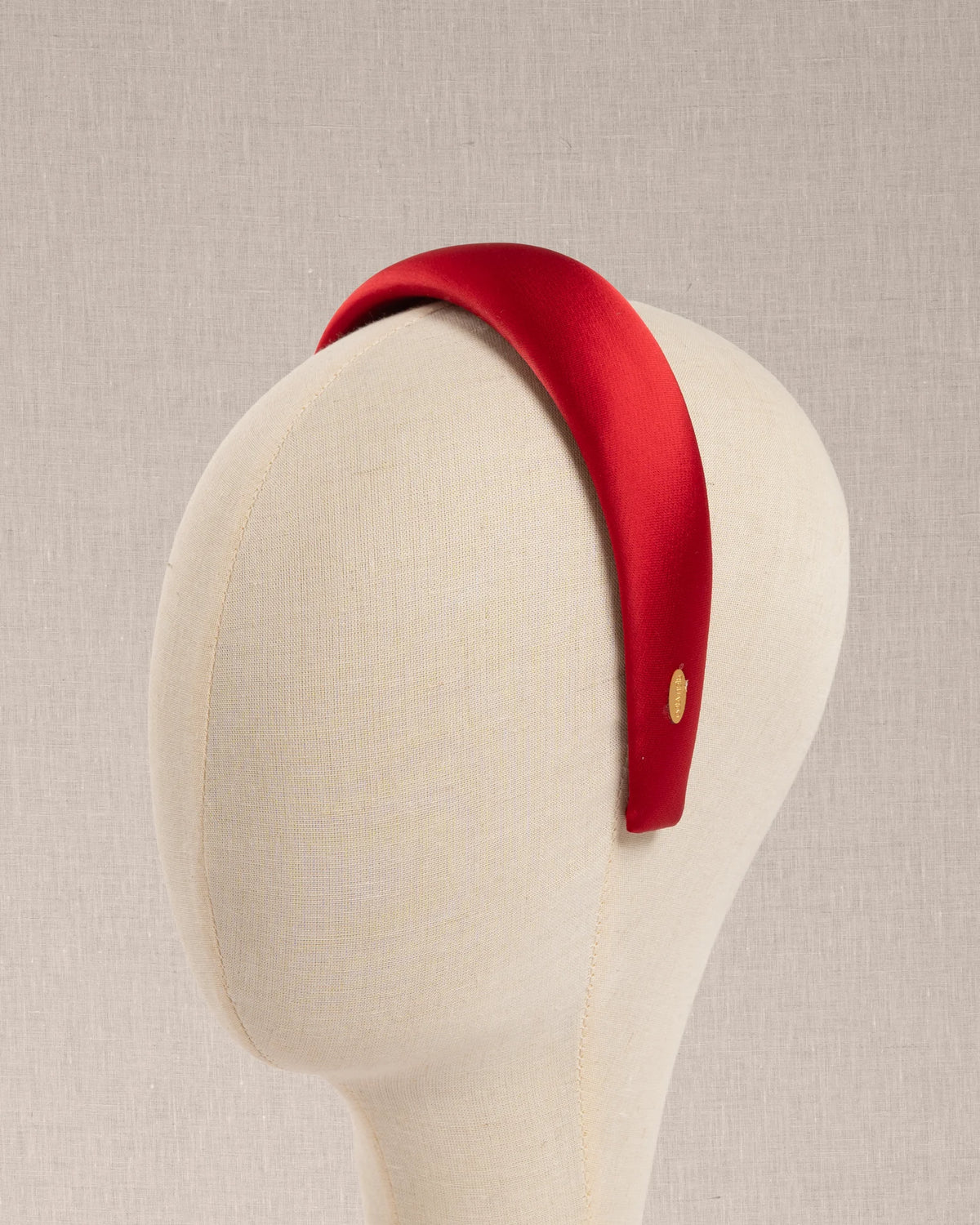 Cerchietto "Rosso Puro" Satin