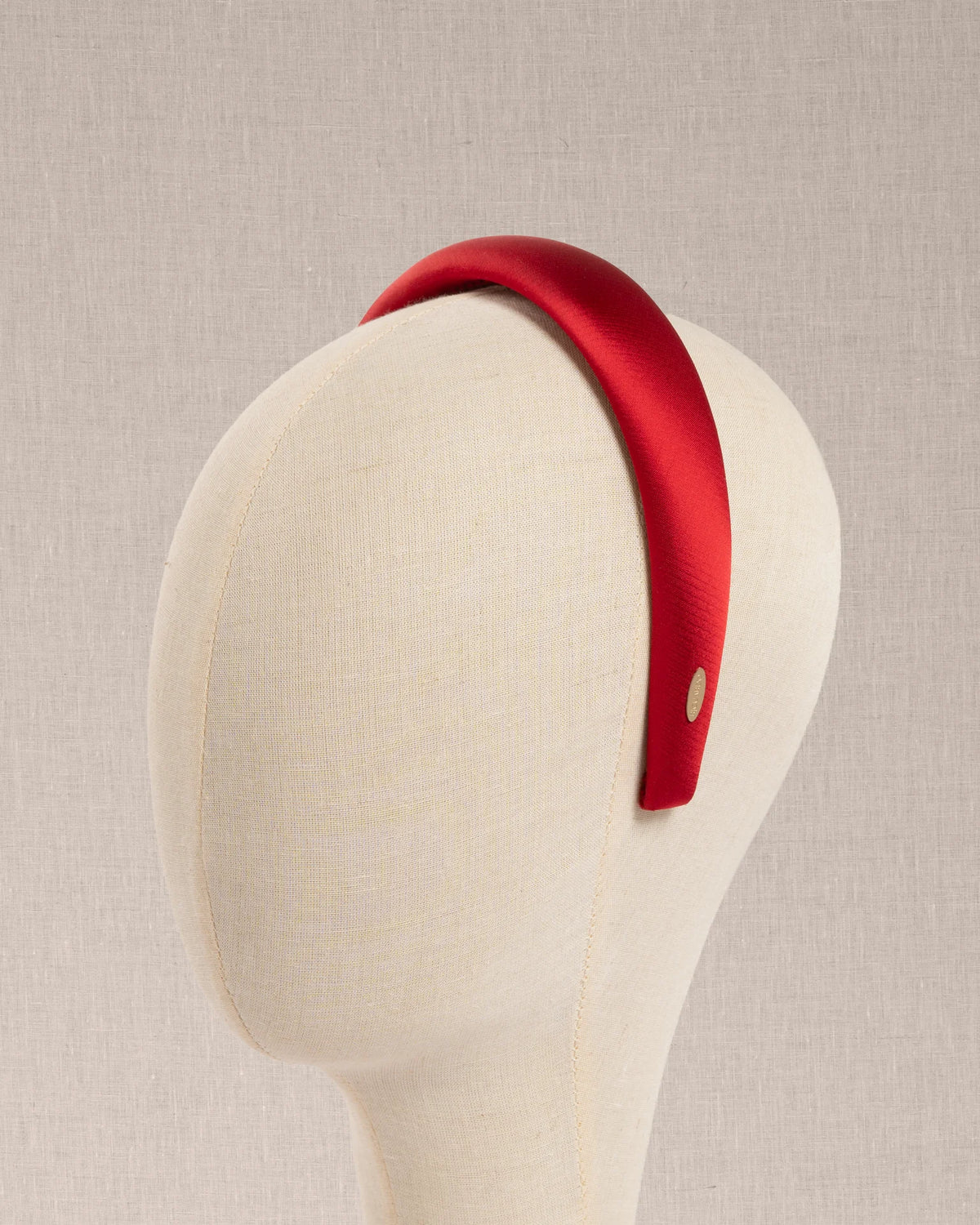 Cerchietto "Rosso Puro" Satin