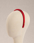 Cerchietto "Rosso Puro" Satin