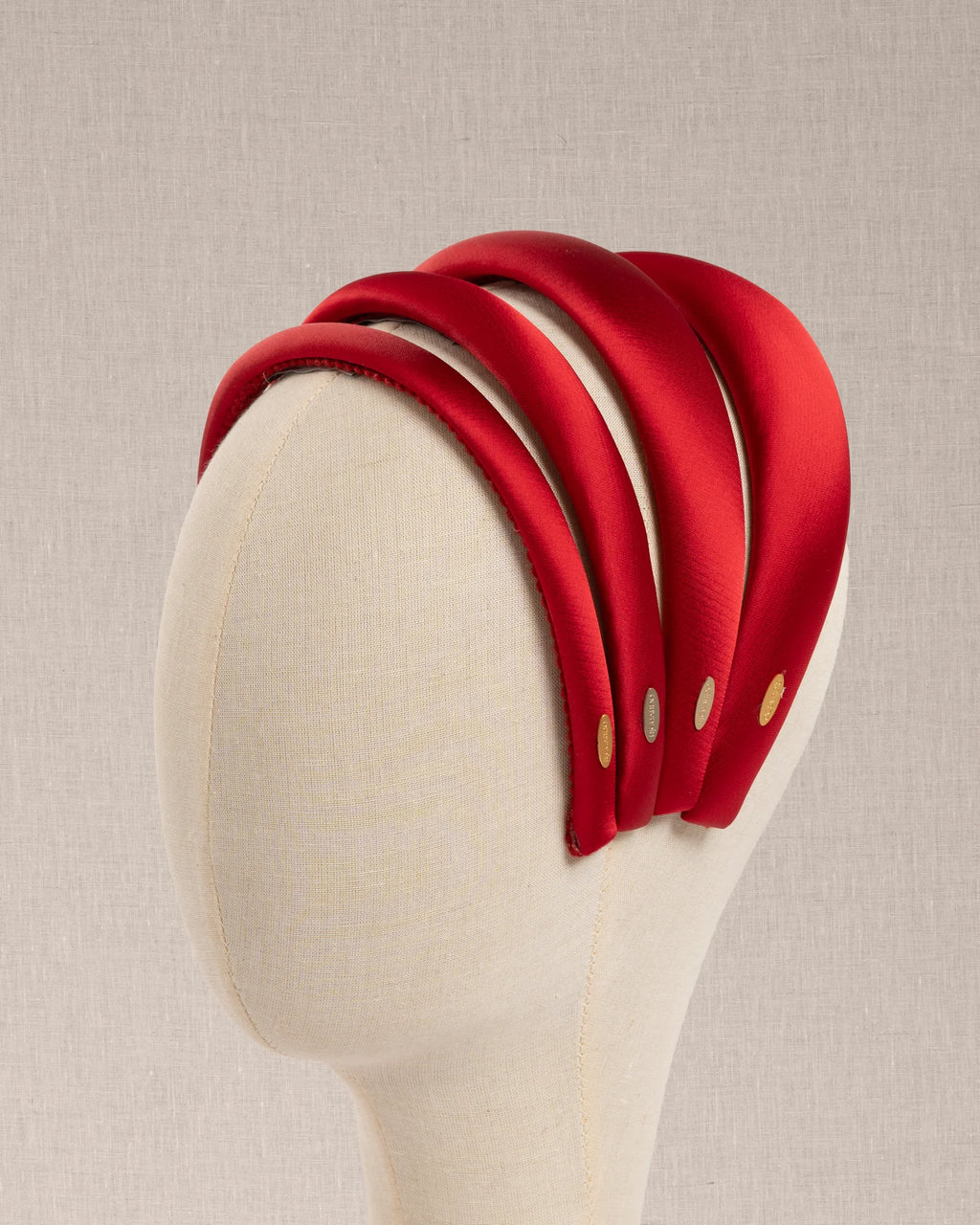 Cerchietto "Rosso Puro" Satin