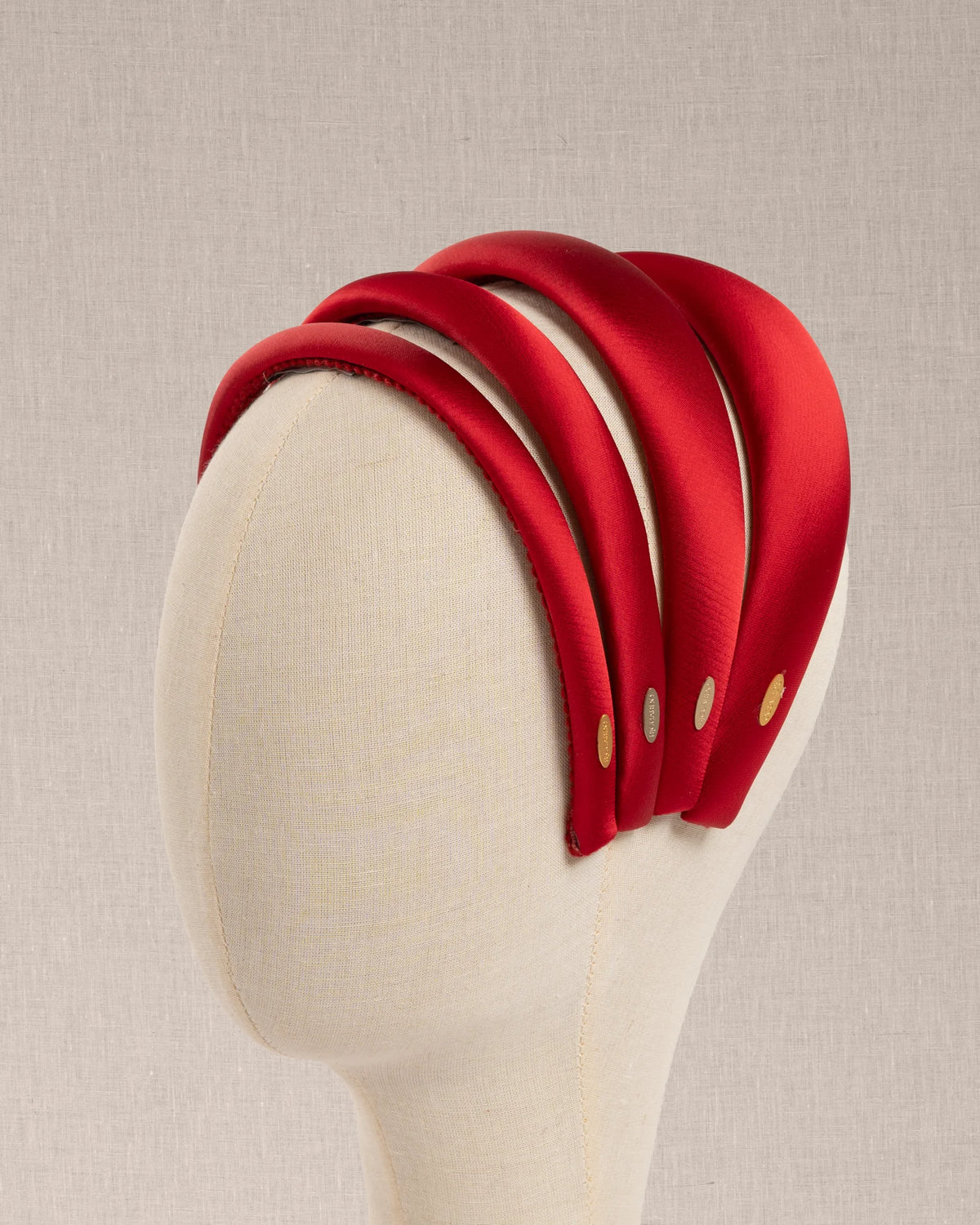 Cerchietto "Rosso Puro" Satin