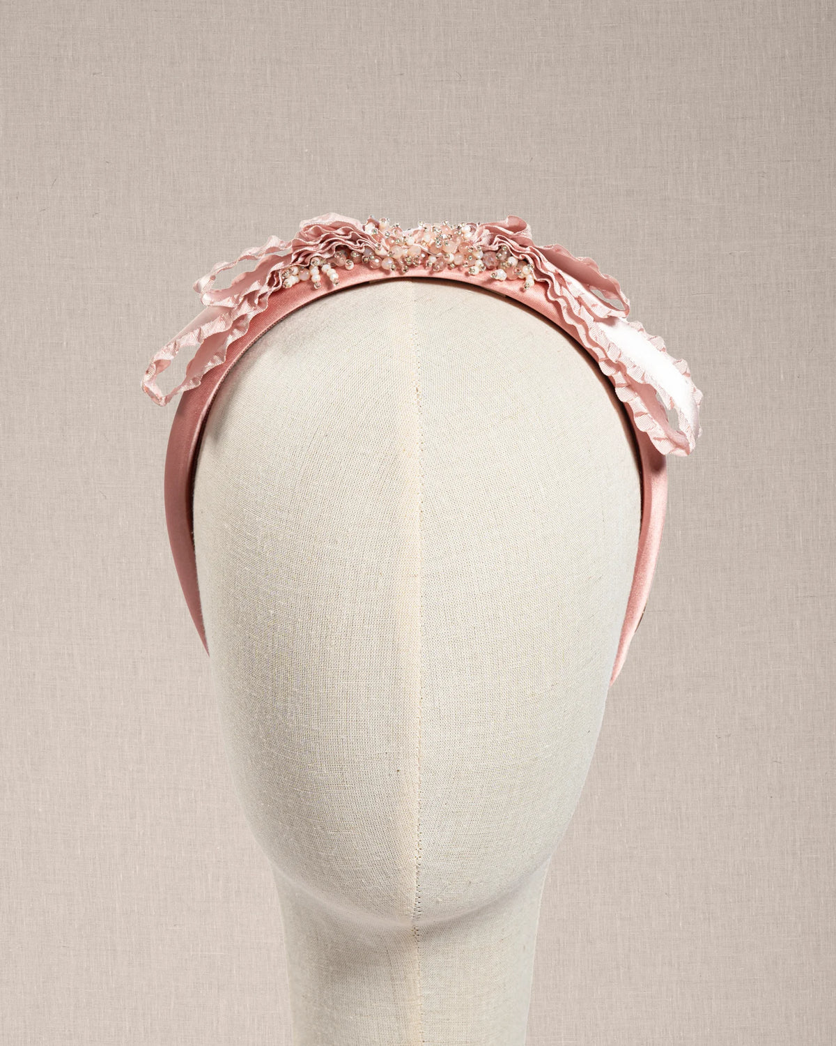 Cerchietto “Blush Radiance” Rosa con e Cristalli
