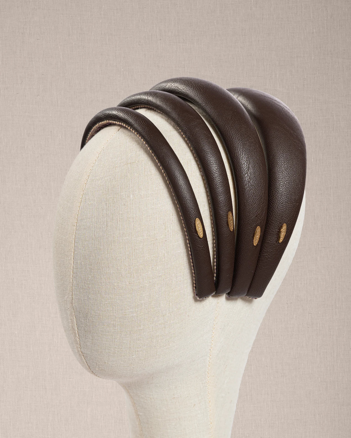 Cerchietto Élan in Ecopelle Cioccolato