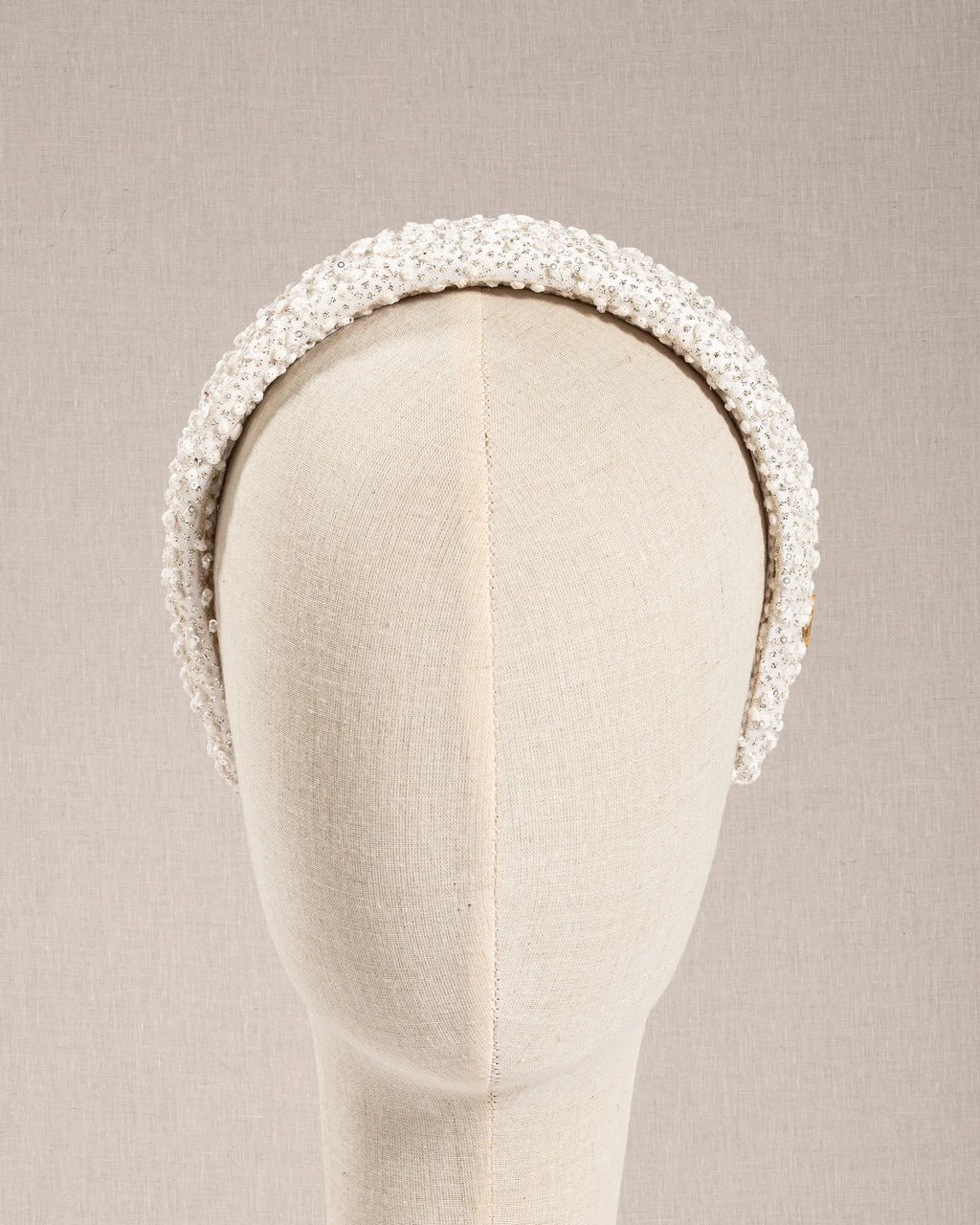 Cerchietto "Nuage De Sucre" Bianco Riflessi Argento