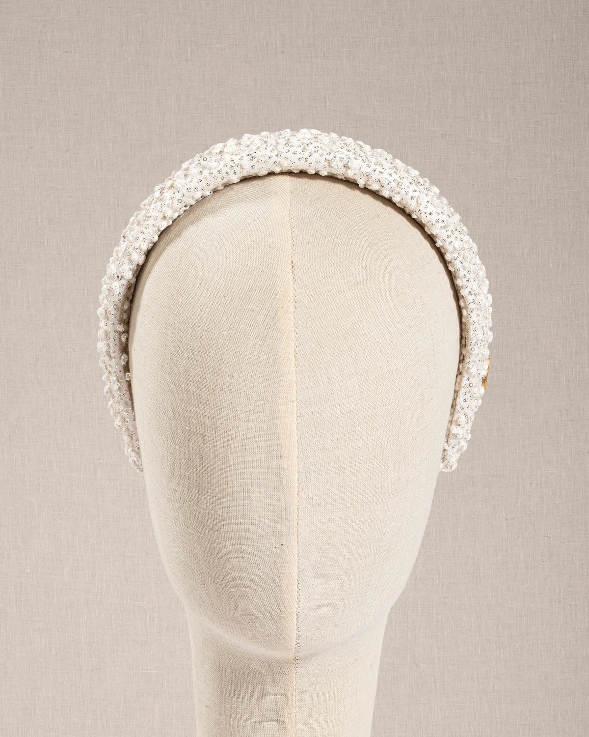 Cerchietto "Nuage De Sucre" Bianco Riflessi Argento