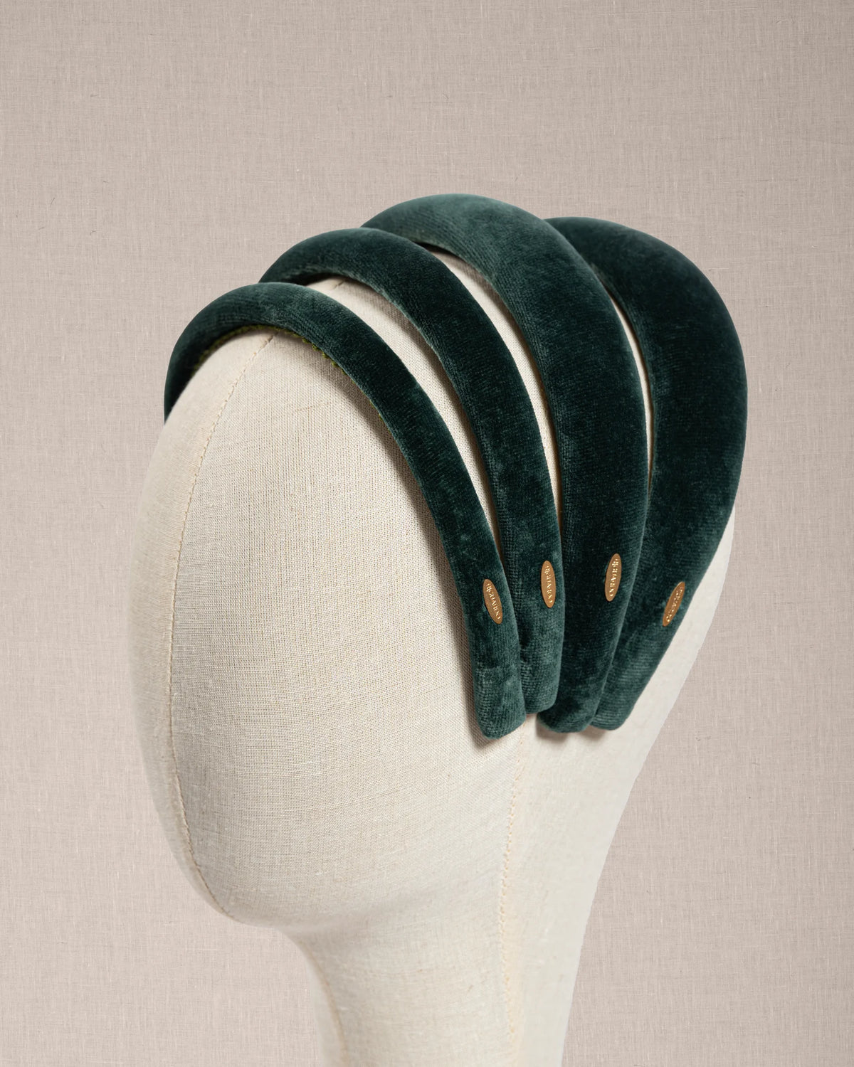 Cerchietto Alma Velluto Verde Inglese