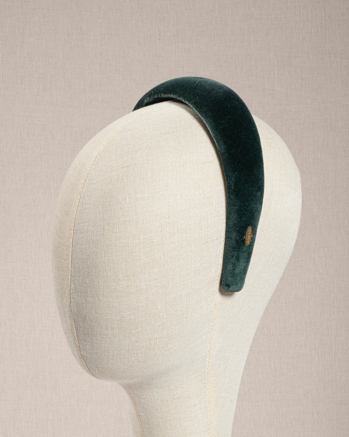 Cerchietto Alma Velluto Verde Inglese