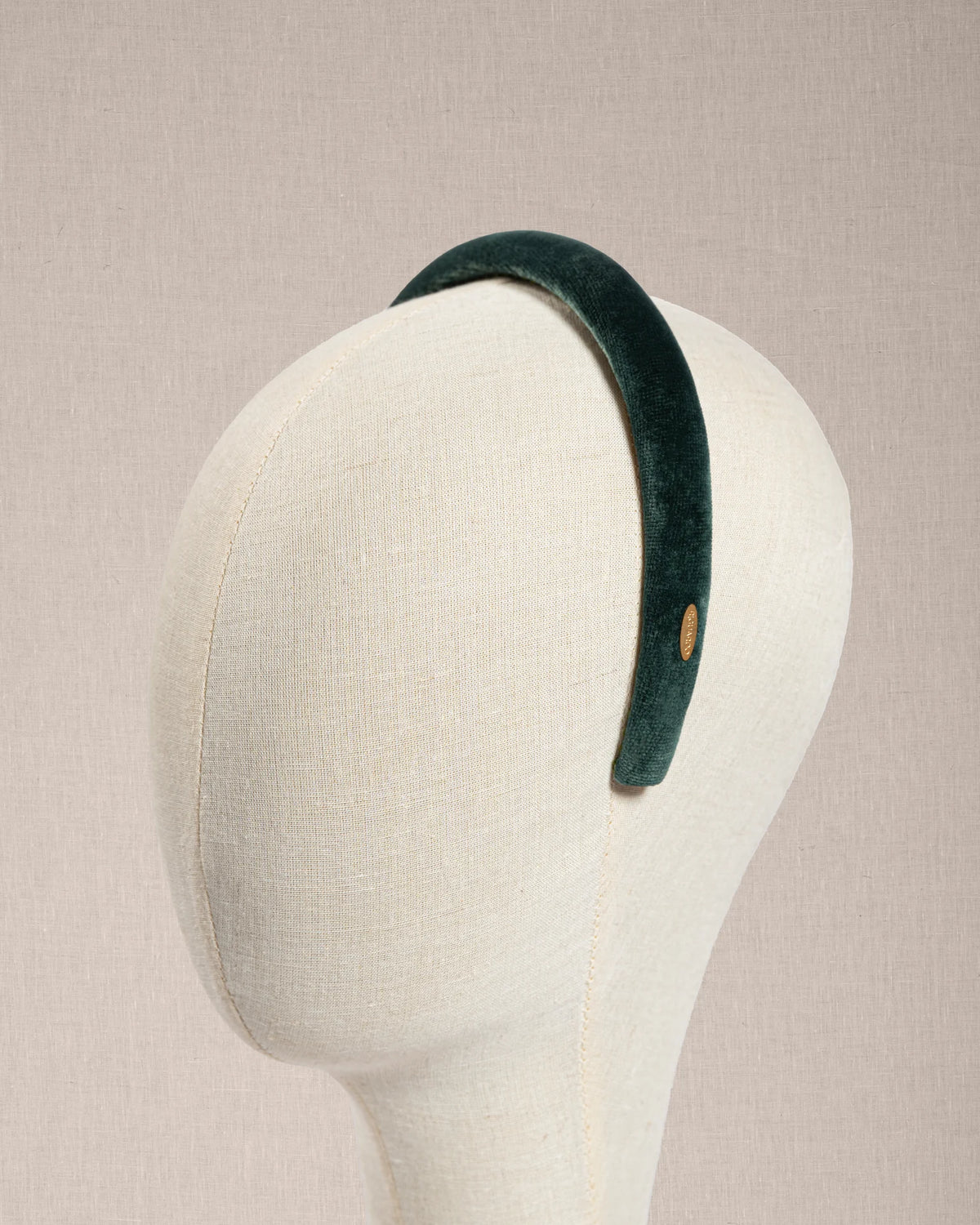 Cerchietto Alma Velluto Verde Inglese