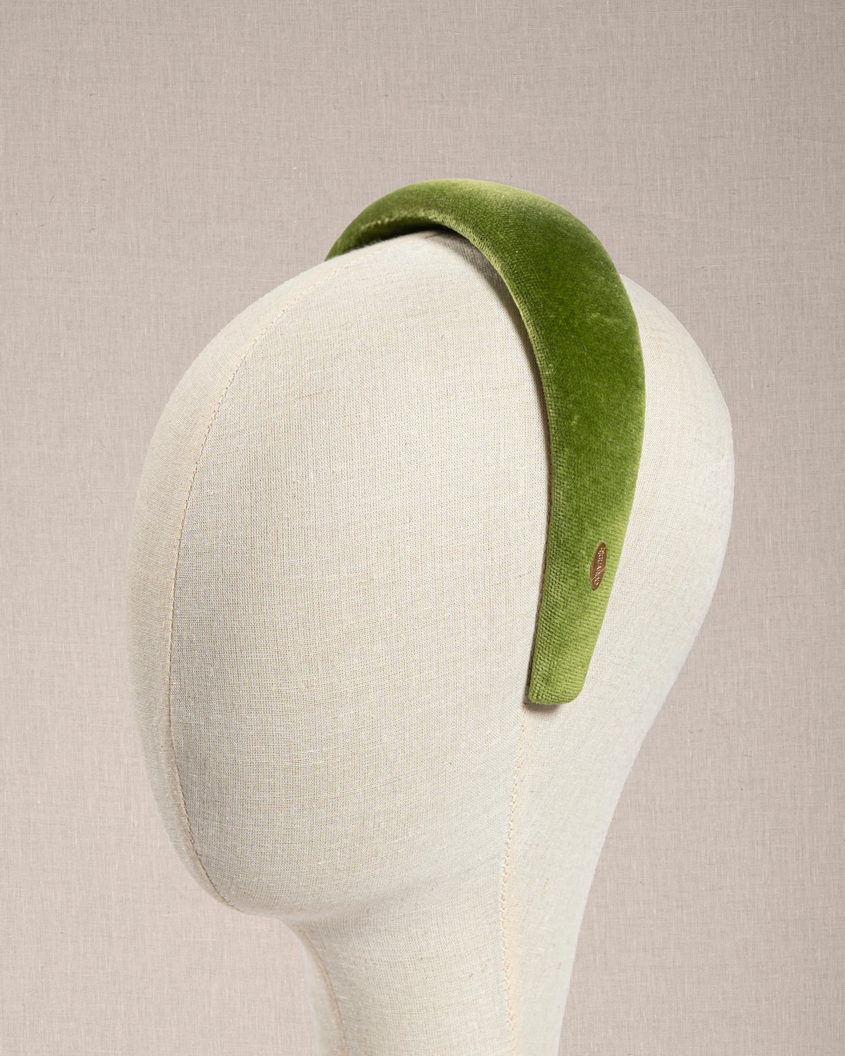 Cerchietto Alma Velluto Verde Kiwi