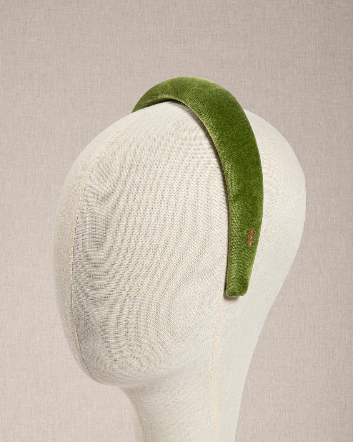 Cerchietto Alma Velluto Verde Kiwi
