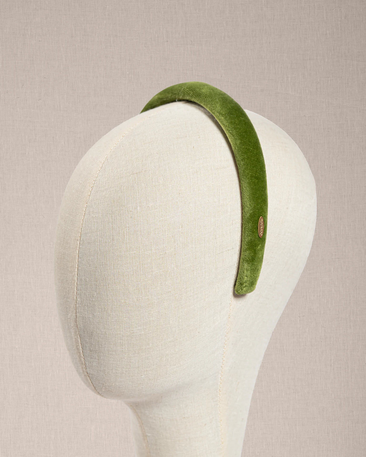 Cerchietto Alma Velluto Verde Kiwi