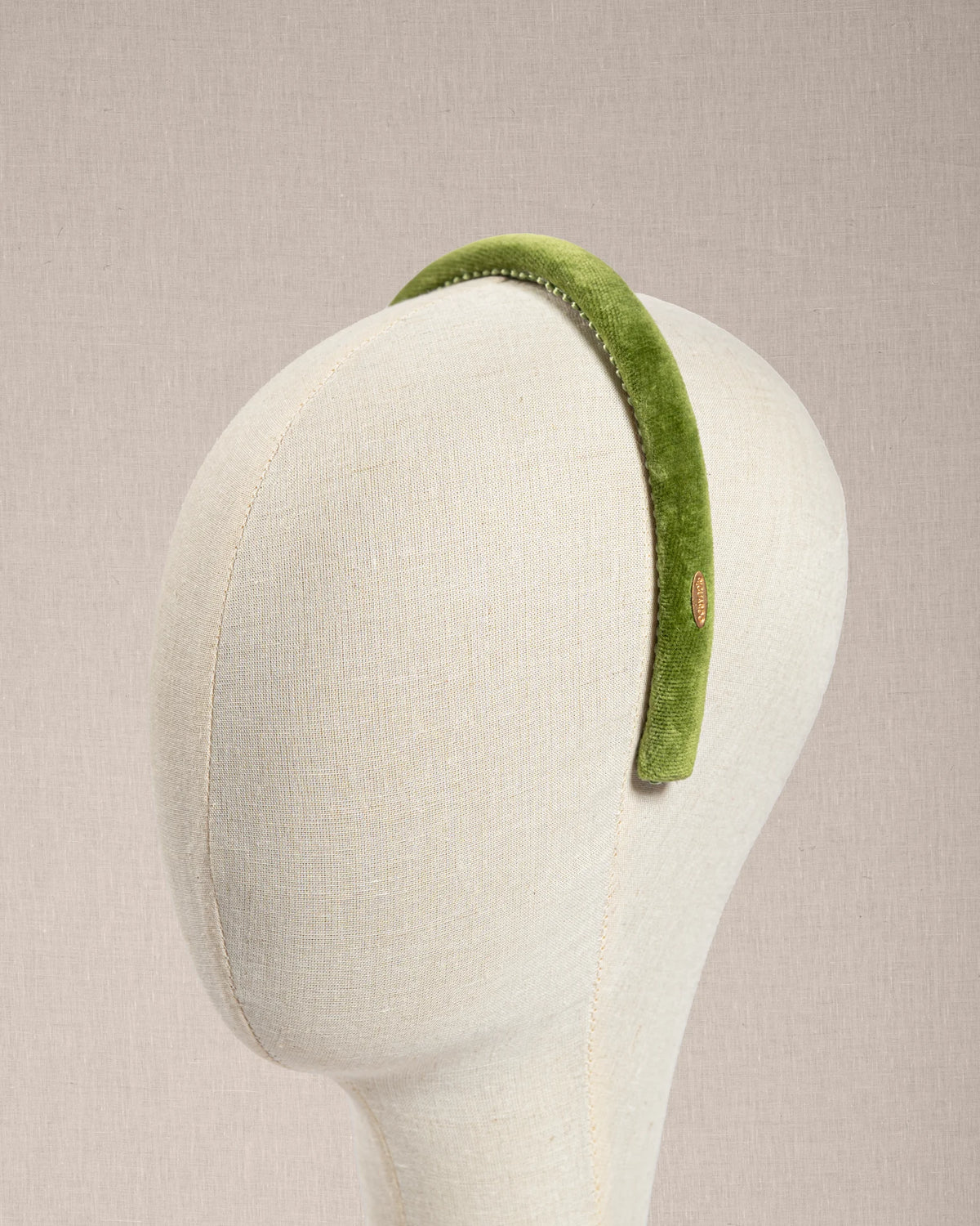 Cerchietto Alma Velluto Verde Kiwi