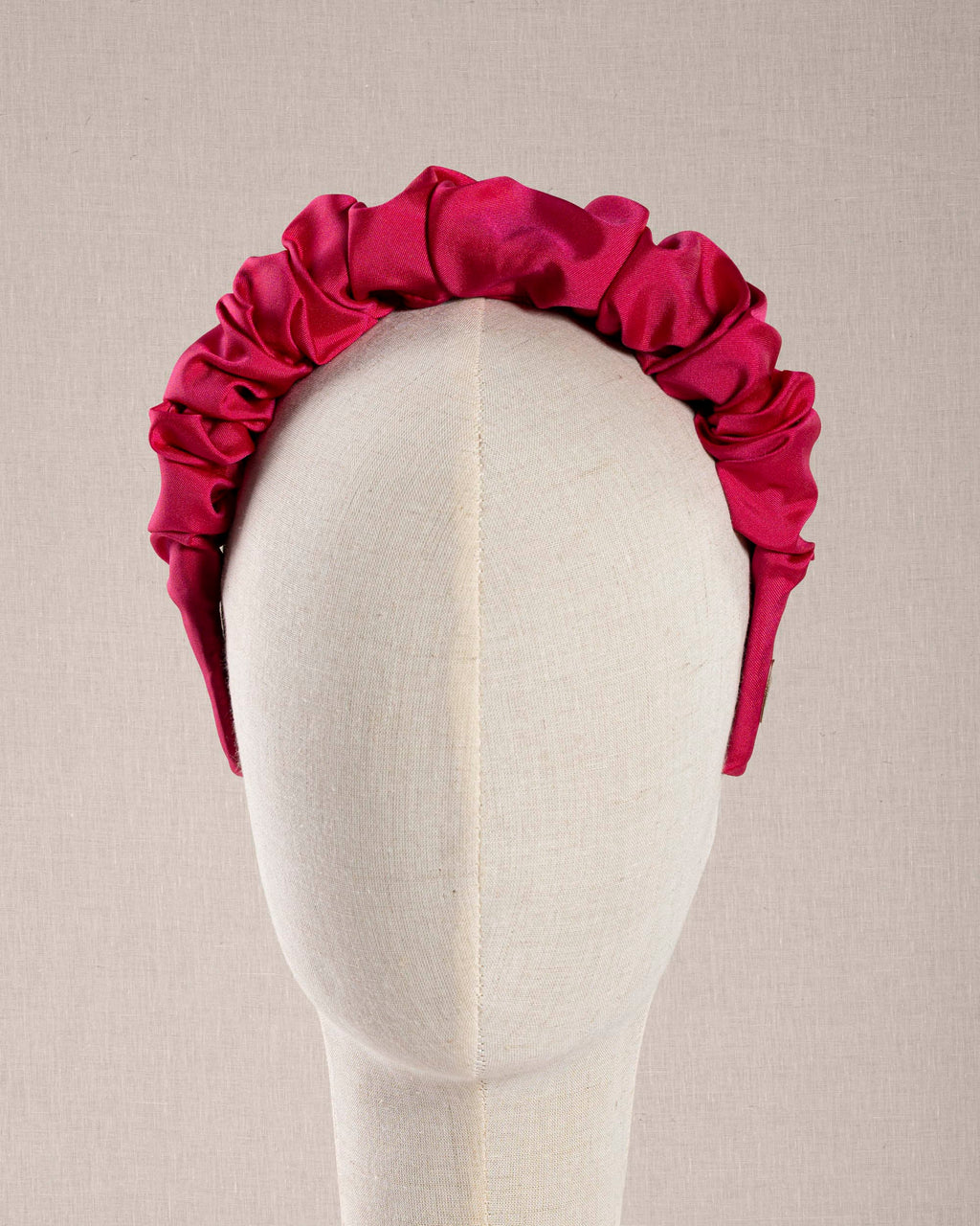 Arricciato Taffettà Fuxia