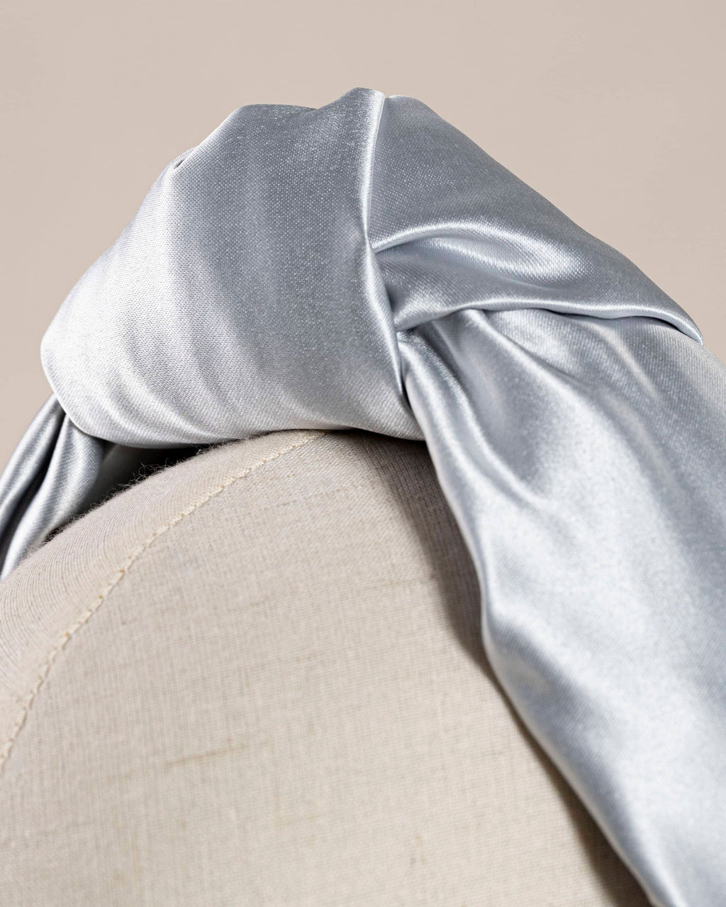 Nodo satin Azzurro Grigio