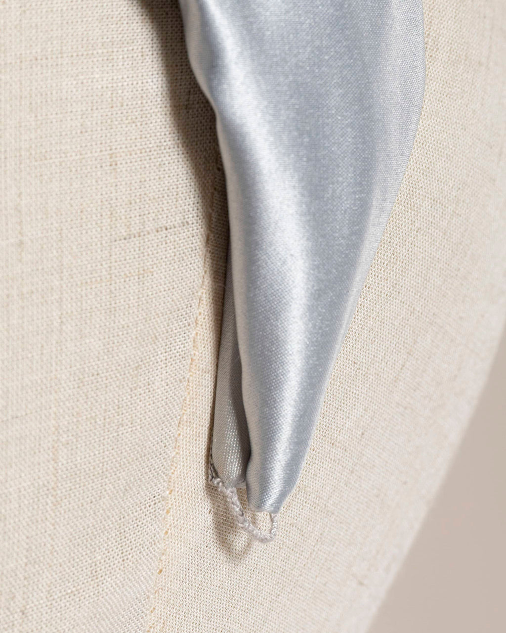 Nodo satin Azzurro Grigio
