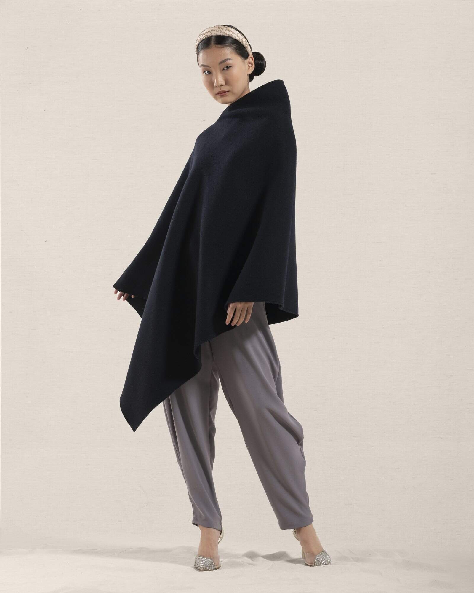 Cappa Vienna Nera Cashmere