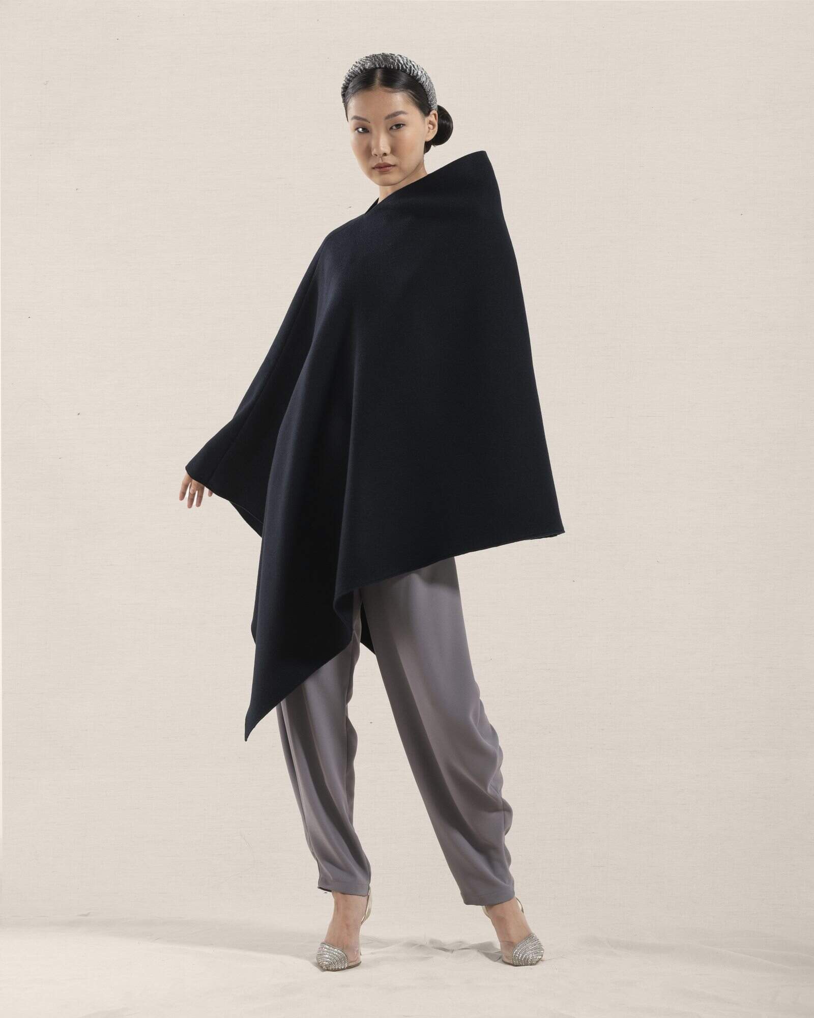Cappa Vienna Nera Cashmere