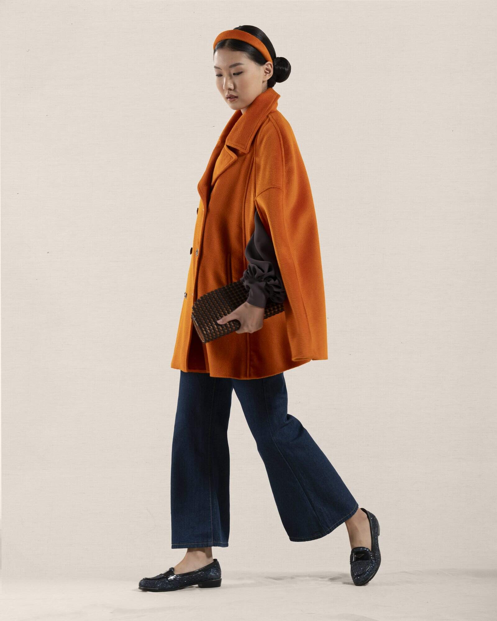 Cappa Cannes Arancione Cashmere