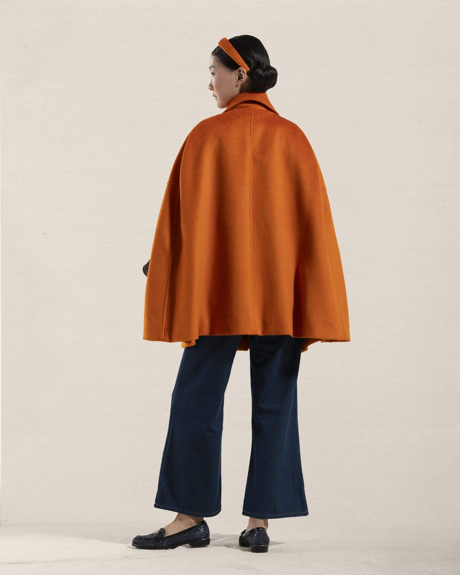 Cappa Cannes Arancione Cashmere