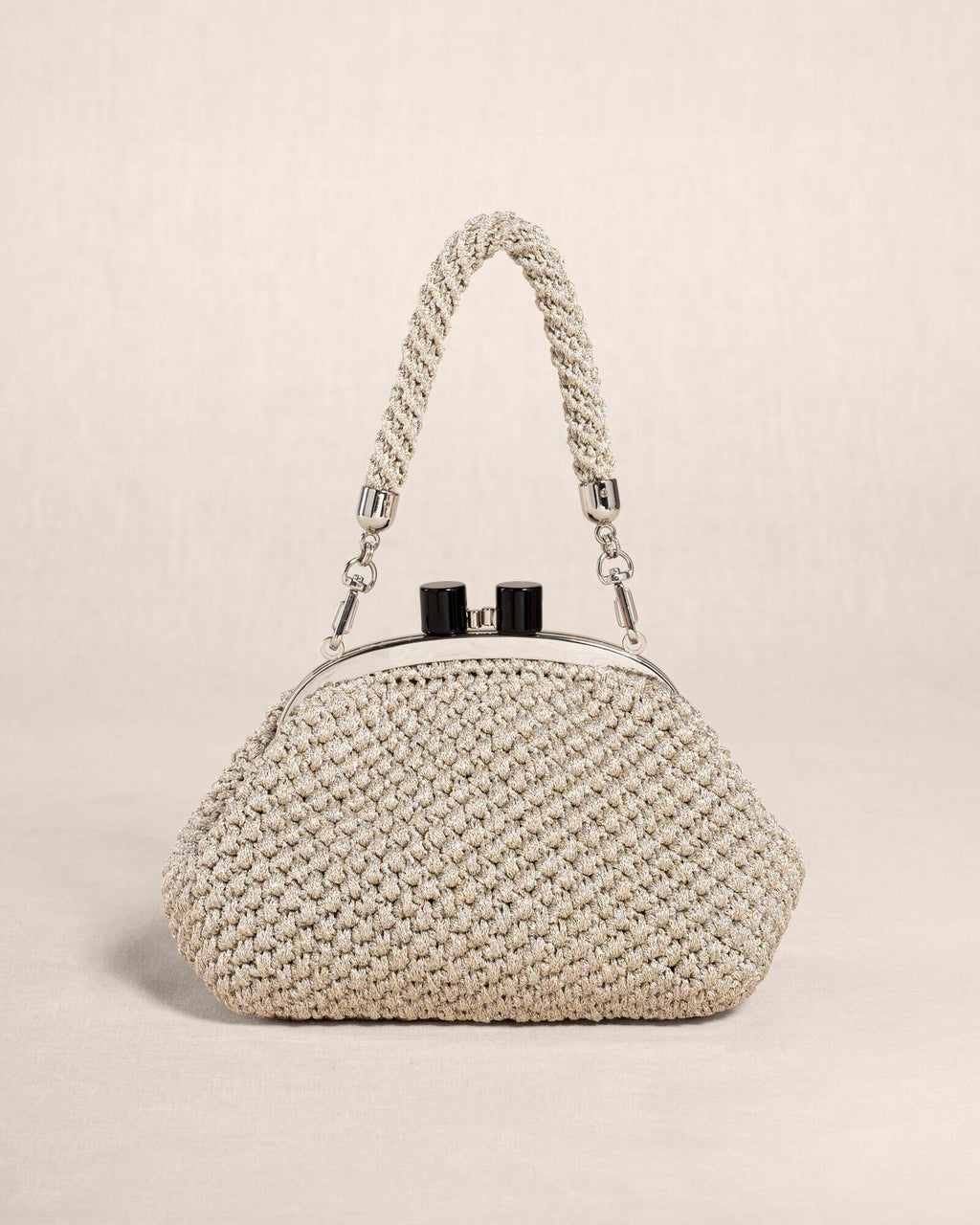 Clutch "COSTIERA" argento