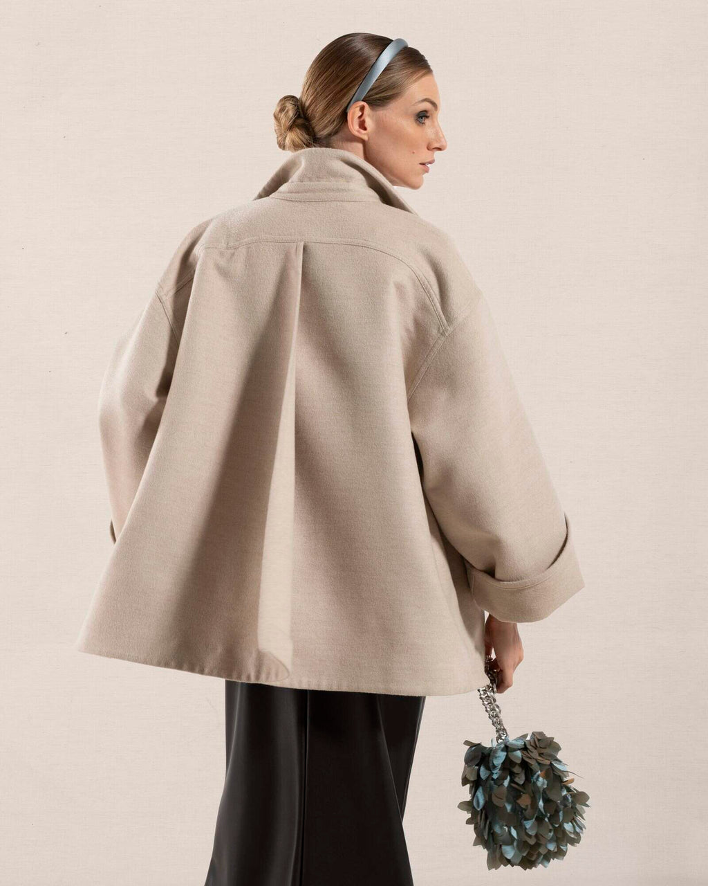 Clutch Petalosa Fluffy Bronzo
