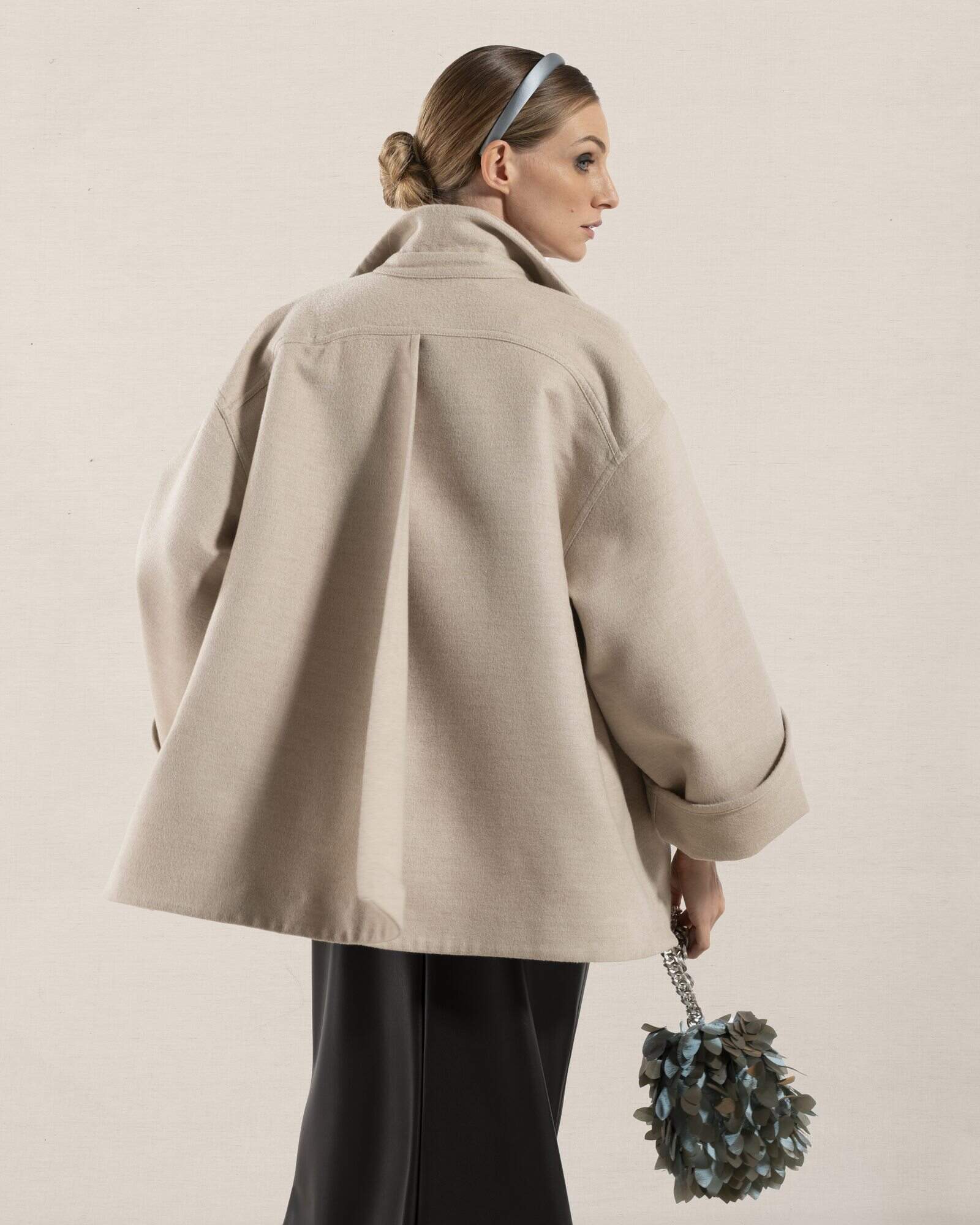 Clutch Petalosa Fluffy Bronzo