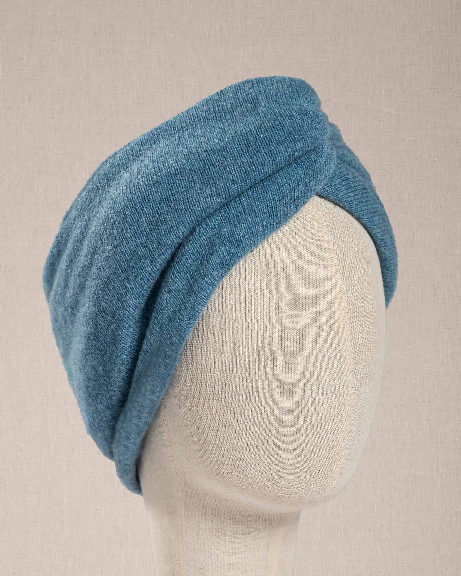 Fascia Cashmere Azzurra