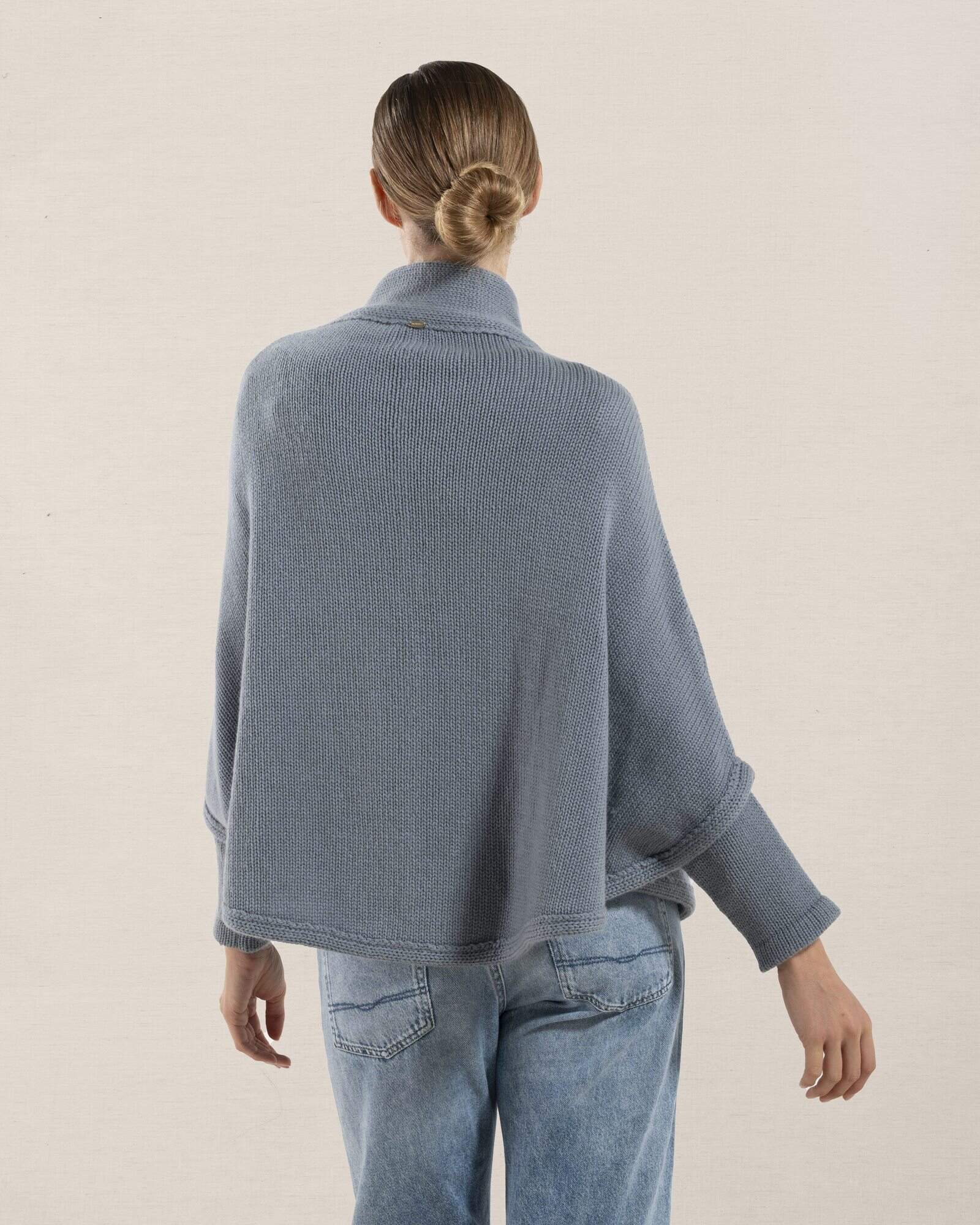 Cappa Roma Azzurro 100% Cashmere