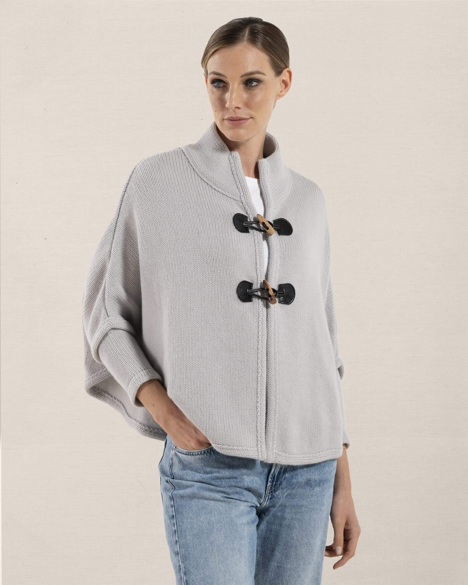 Cappa Roma Cemento 100% Cashmere