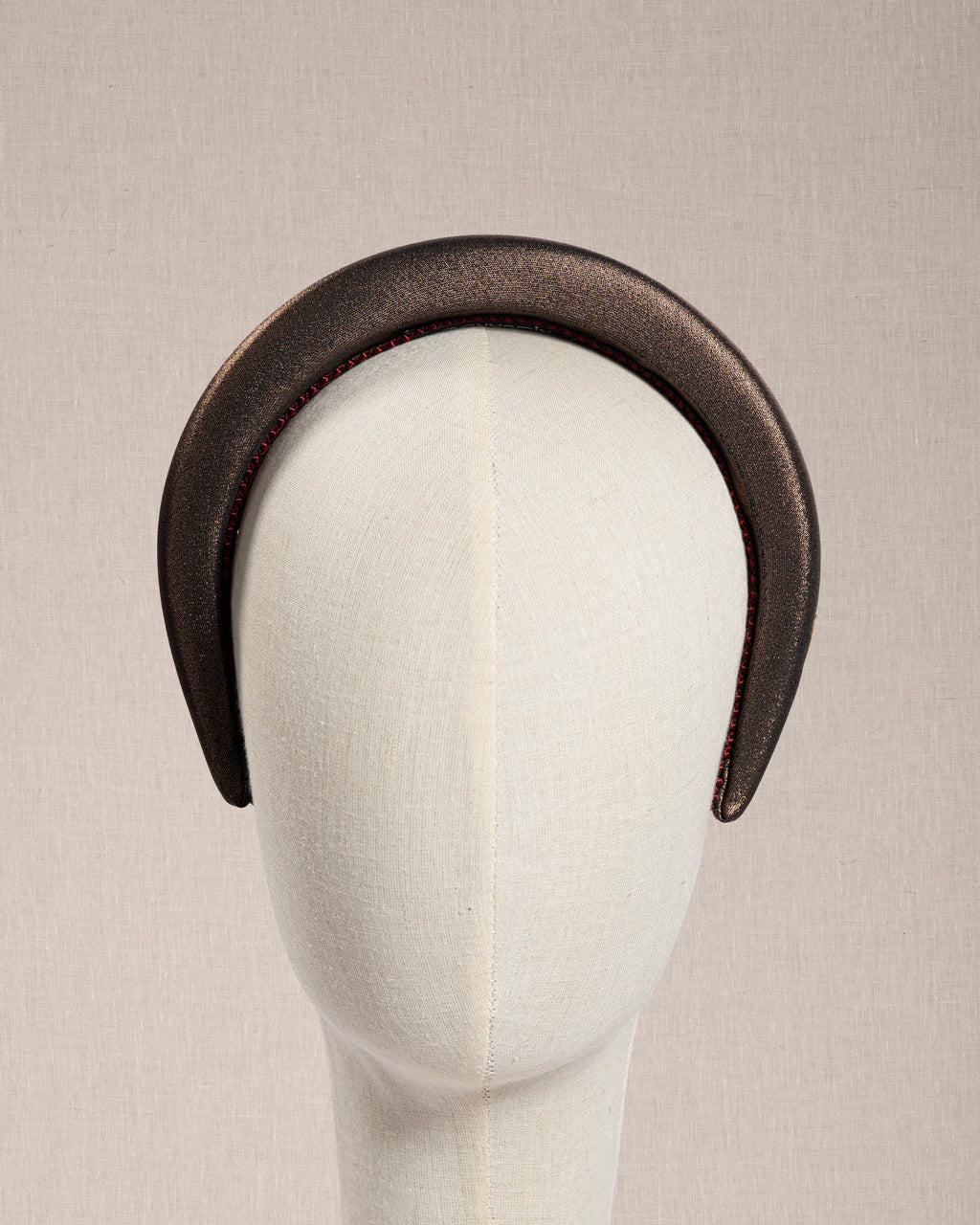 Cerchietto Bronze Éclat in Lurex Doppia Altezza