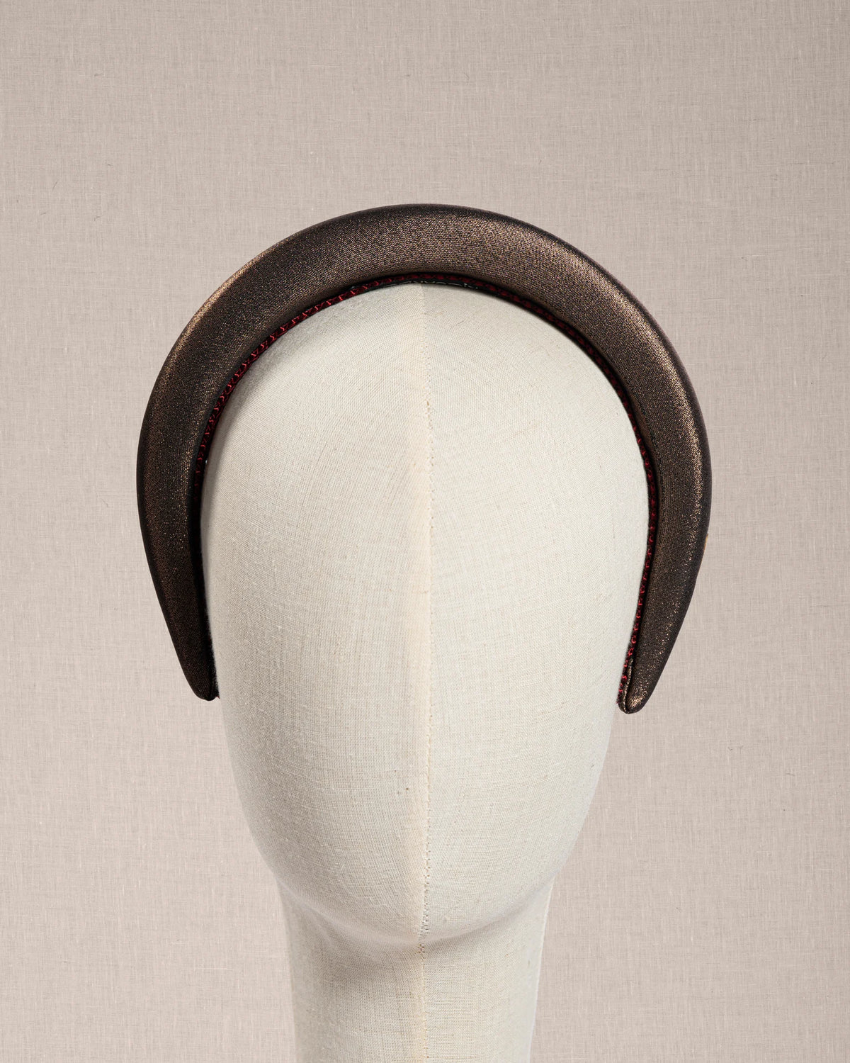 Cerchietto Bronze Éclat in Lurex Doppia Altezza