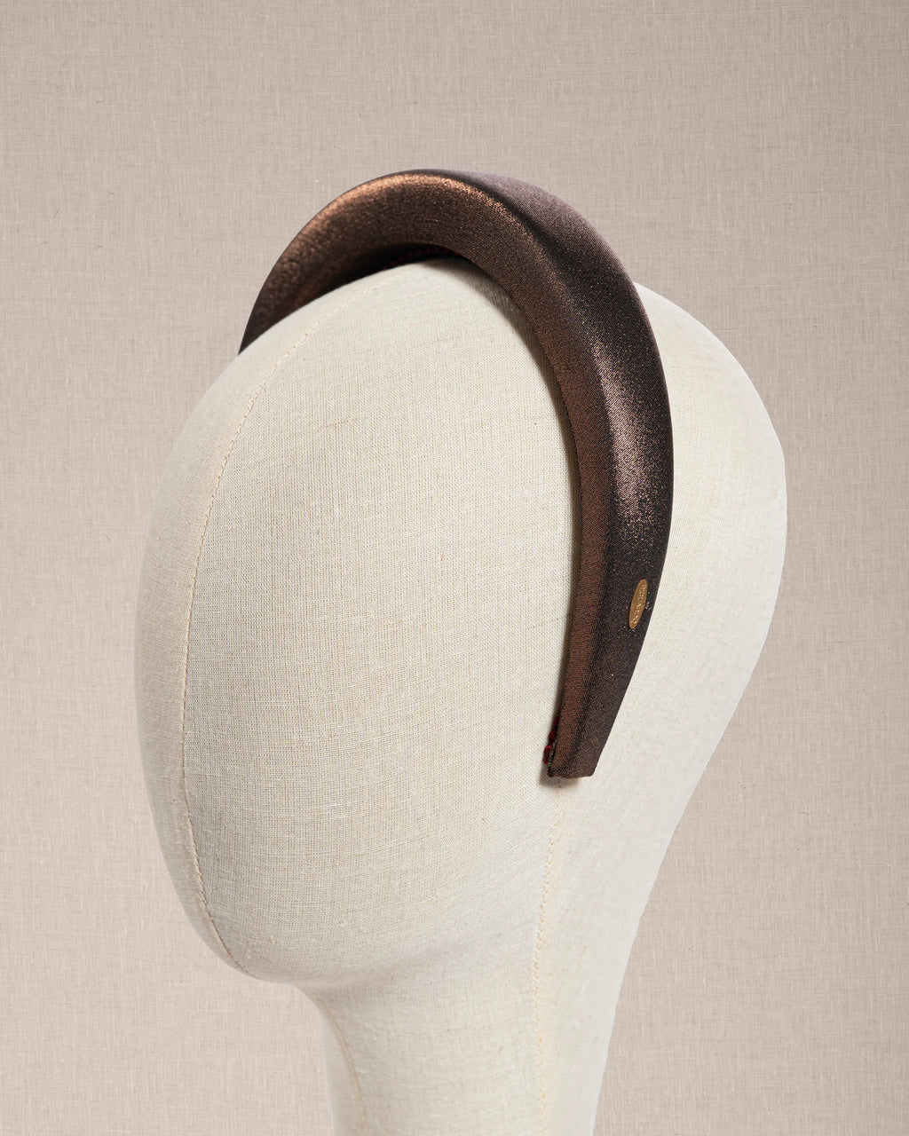 Cerchietto Bronze Éclat in Lurex Doppia Altezza