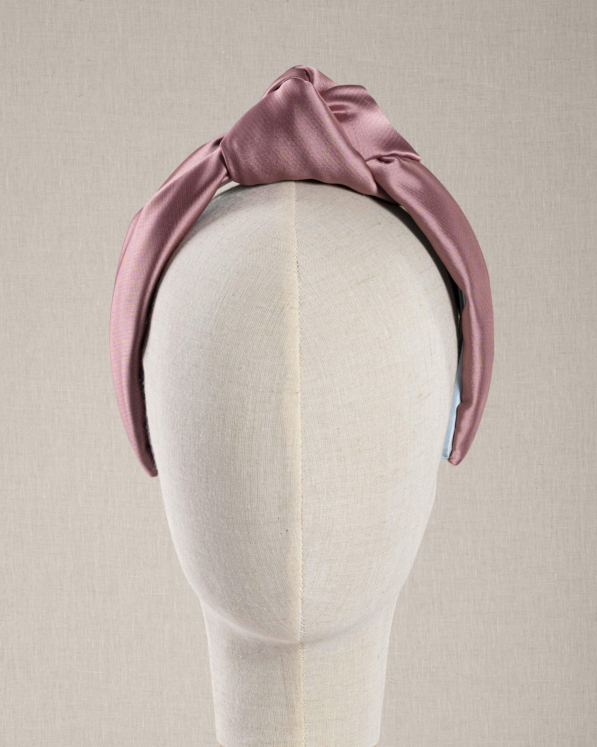 Nodo Satin Rosa interno azzurro