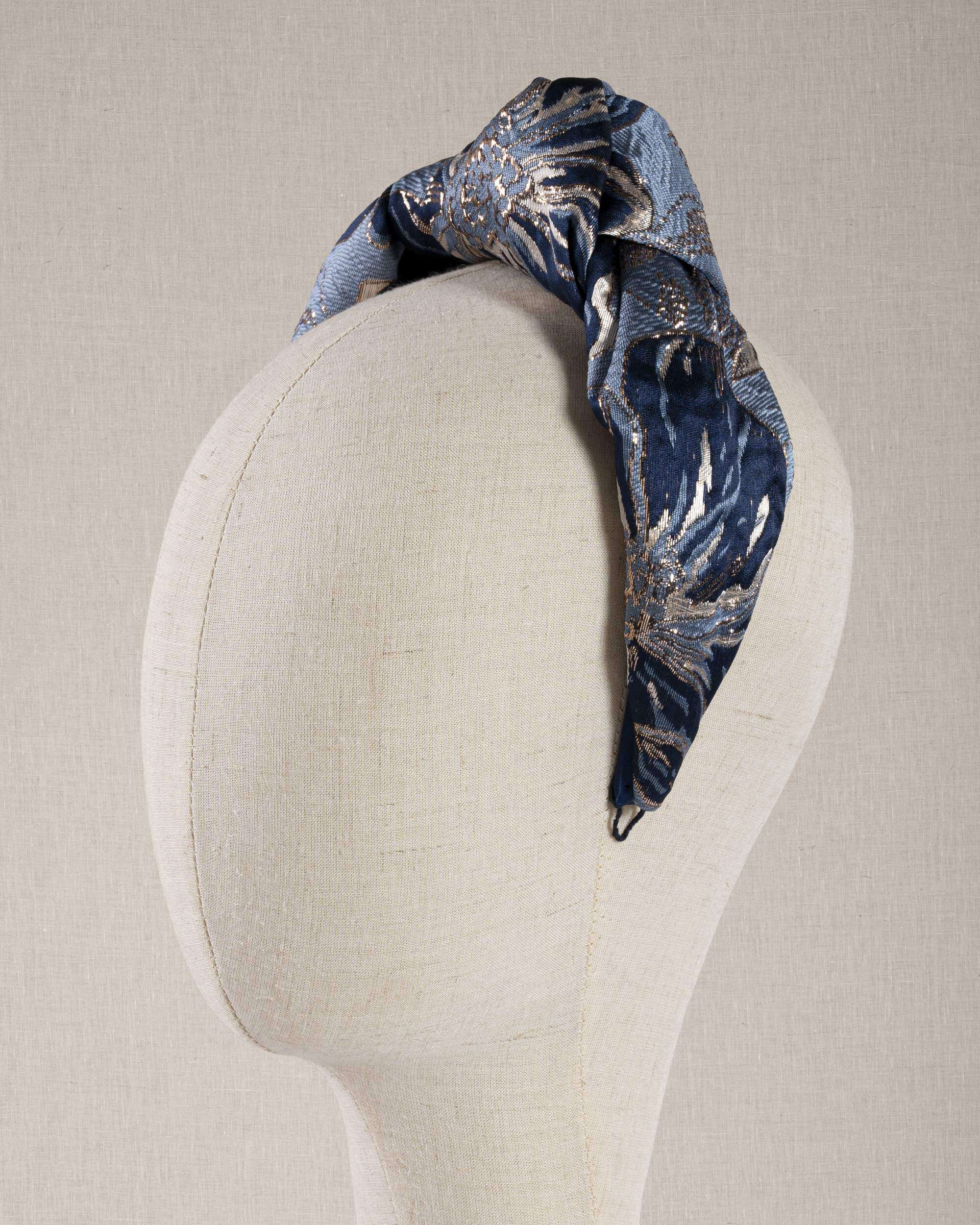 Nodo Broccato Ramage Blu