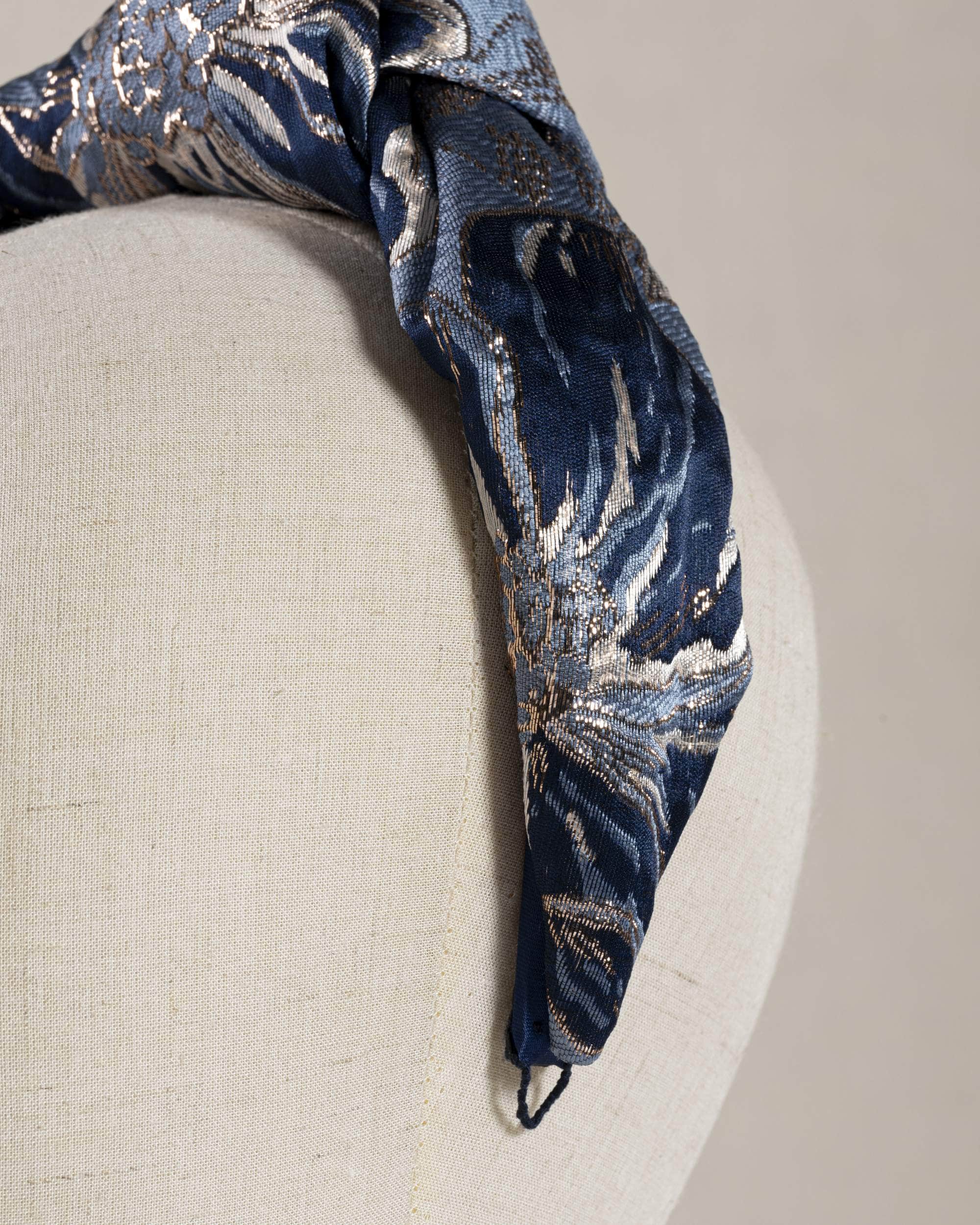 Nodo Broccato Ramage Blu