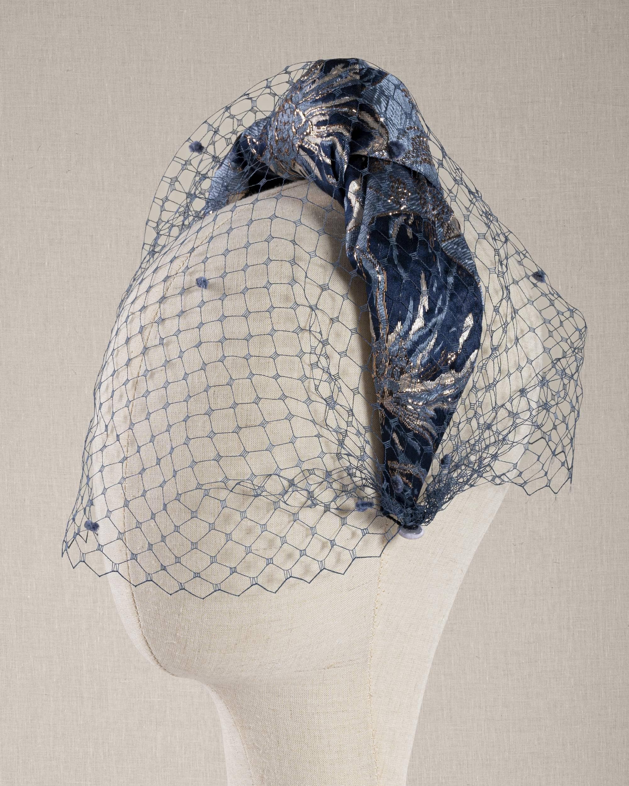 Nodo Broccato Ramage Blu