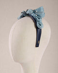 Fiocco Azzurro Raffia e Cristalli