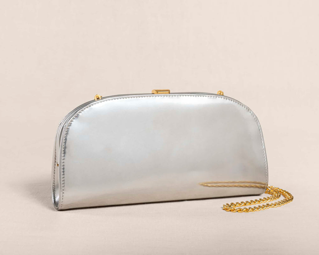 Clutch "Emilia" argento