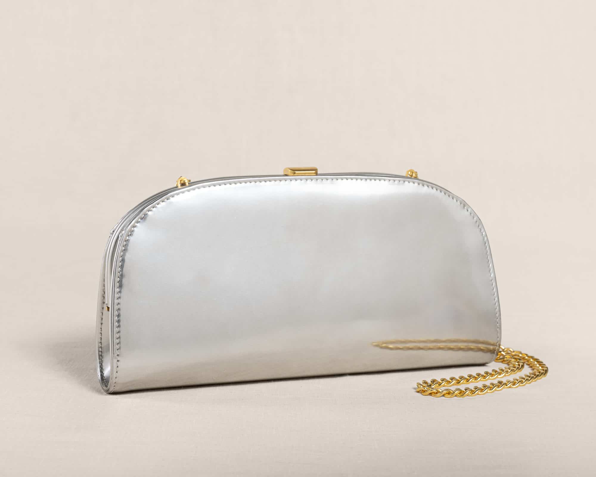 Clutch "Emilia" argento