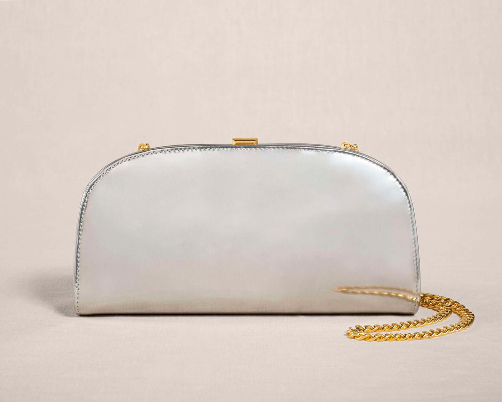 Clutch "Emilia" argento