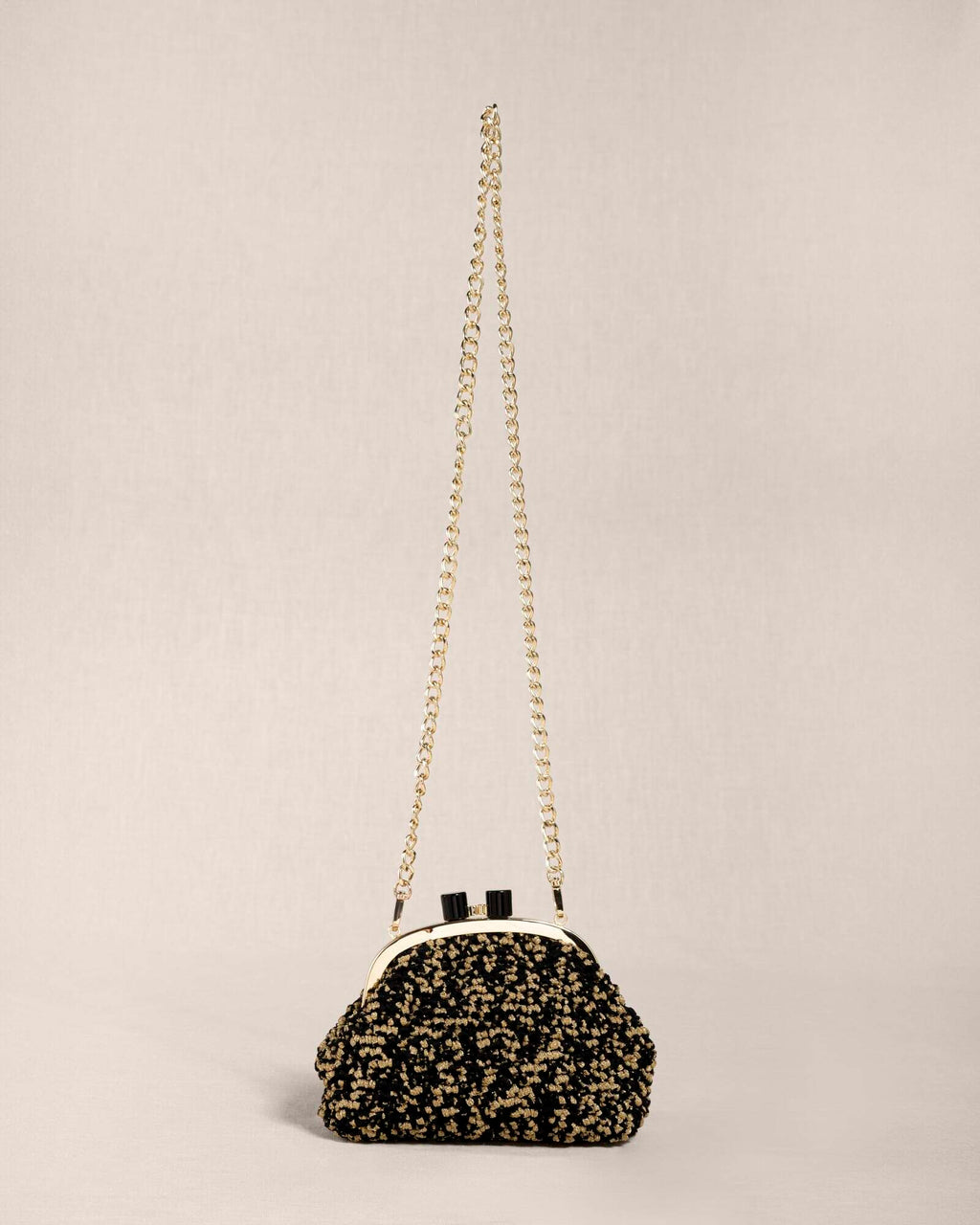 Clutch "COSTIERA" Nero Oro