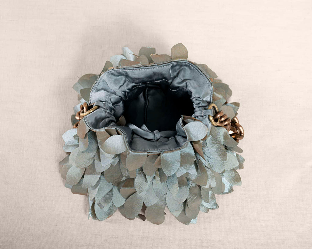 Clutch Petalosa Fluffy Bronzo