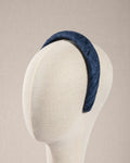 Cerchietto Blu Bouclè Denim